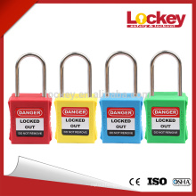4mm Thin Shackle 40mm Stainless Steel ABS Safety Lockout Tagout Padlock